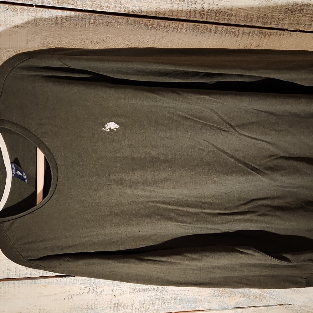U.S. Polo Assn. Dark Green Long Sleeve Tee 3 Xl